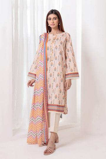 Bonanza Satrangi Fawn Lawn Suit Ask222p13 Eid Pret 2022 Online Shopping